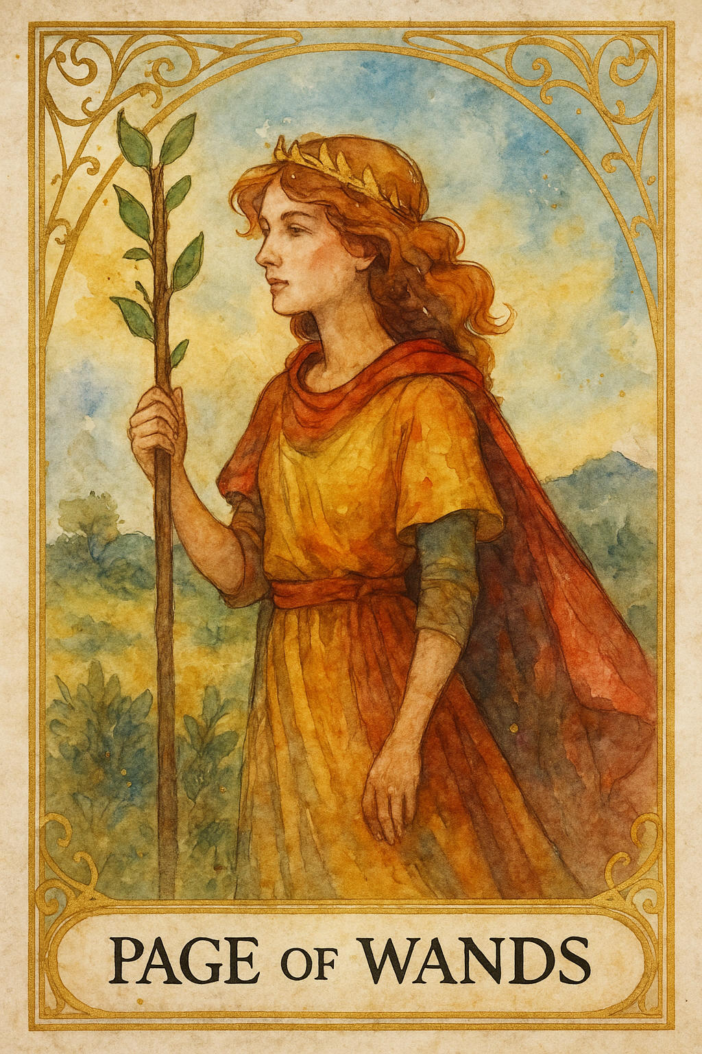 Page of Wands Tarot Card